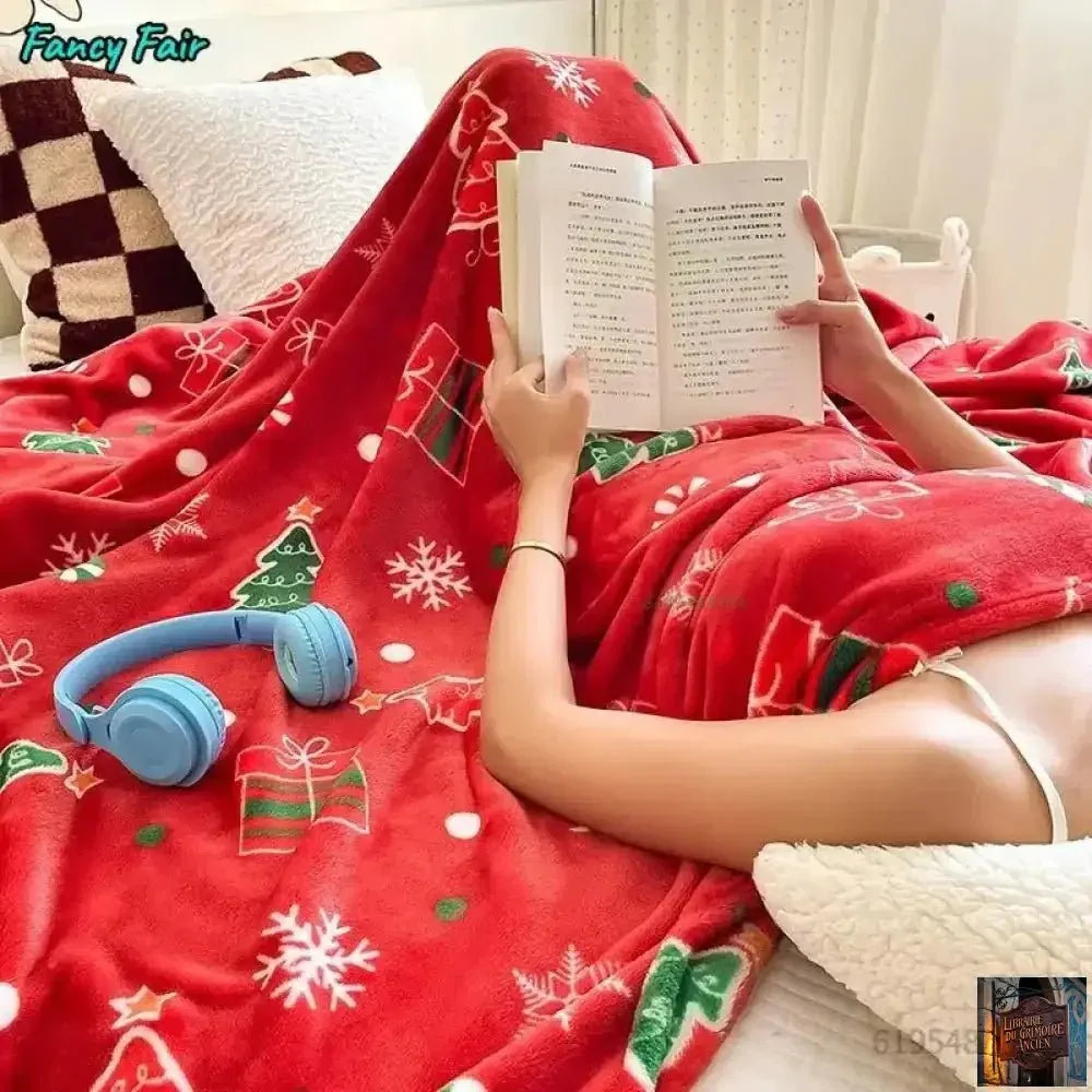 Couverture de noël en flanelle épaisse - © 2026 Le Grimoire Ancien