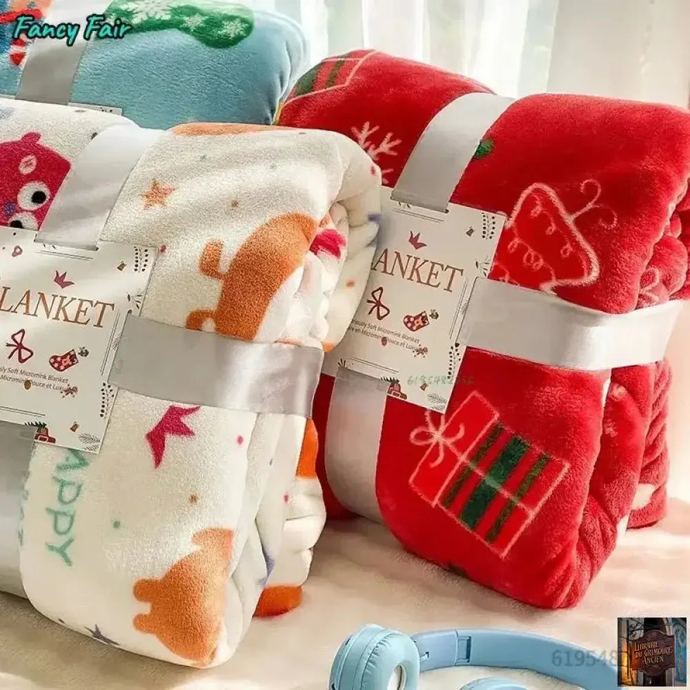 Couverture de noël en flanelle épaisse - © 2026 Le Grimoire Ancien