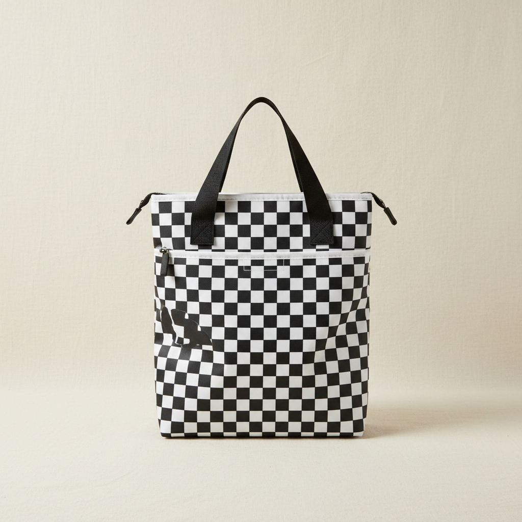 Damier noir et blanc