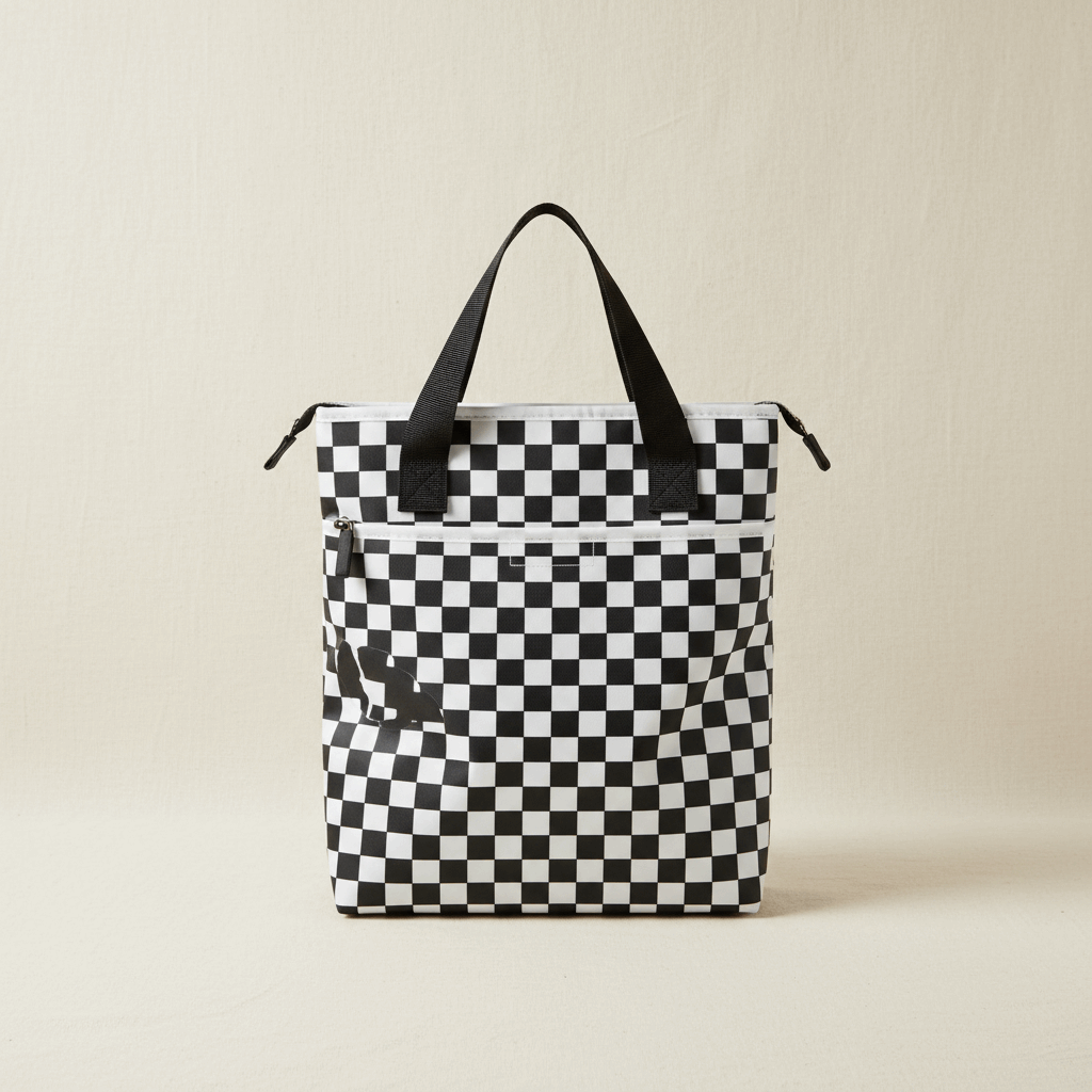 Damier noir et blanc