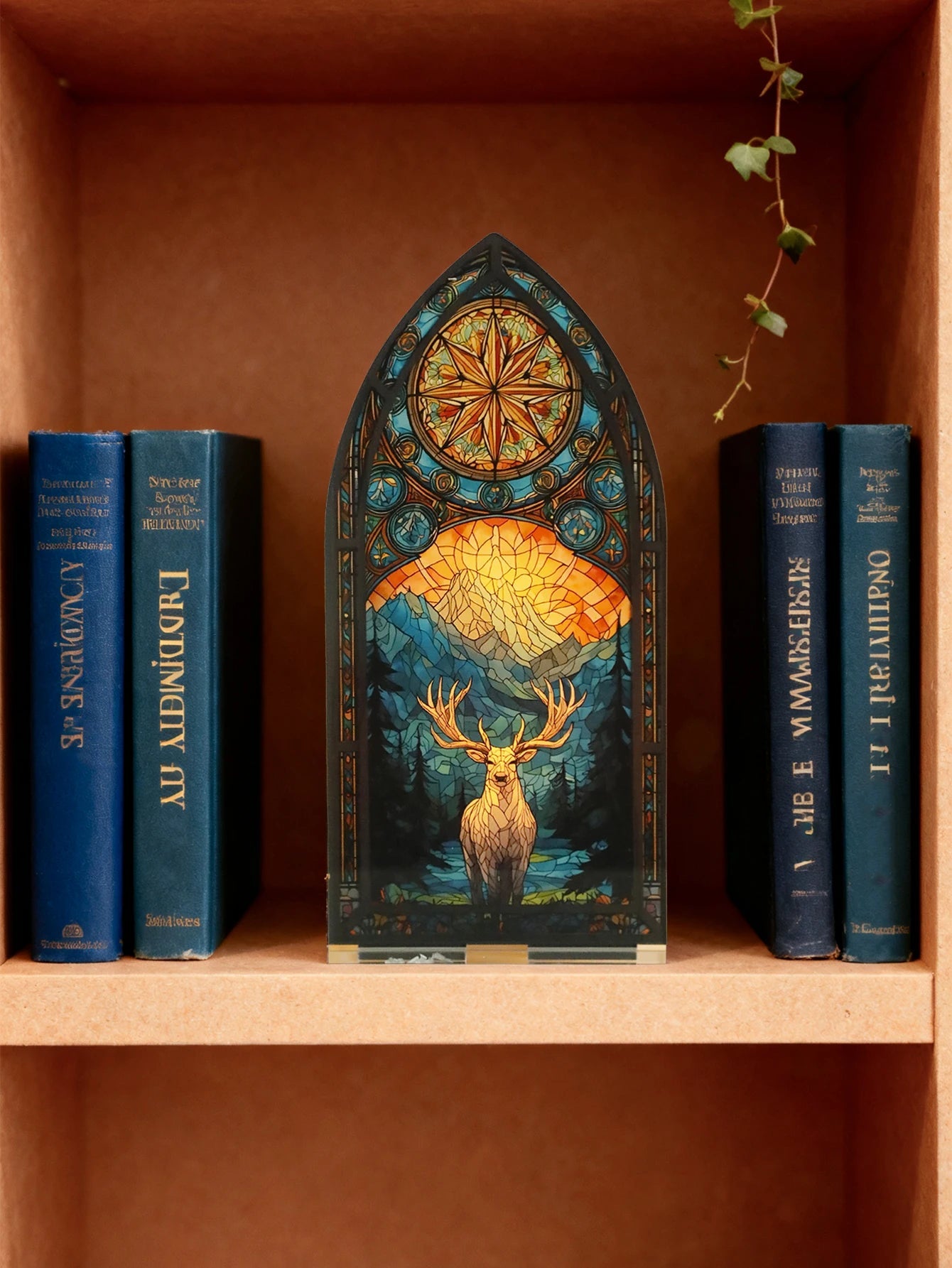 Décor de bureau en arc acrylique gothique - Le Grimoire Ancien