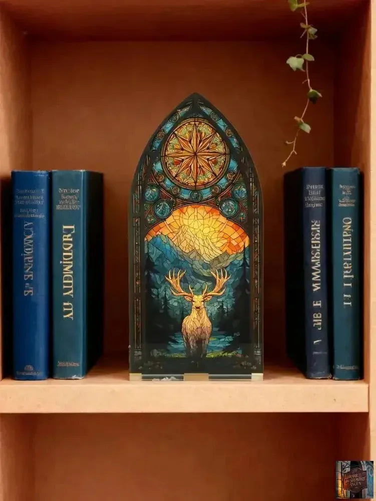 Décor de bureau en arc acrylique gothique - © 2026 Le Grimoire Ancien