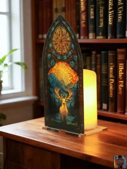 Décor de bureau en arc acrylique gothique - © 2026 Le Grimoire Ancien