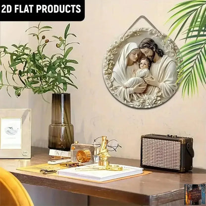 Décoration 2D en bois rond - à suspendre - 20 cm - © 2026 Le Grimoire Ancien