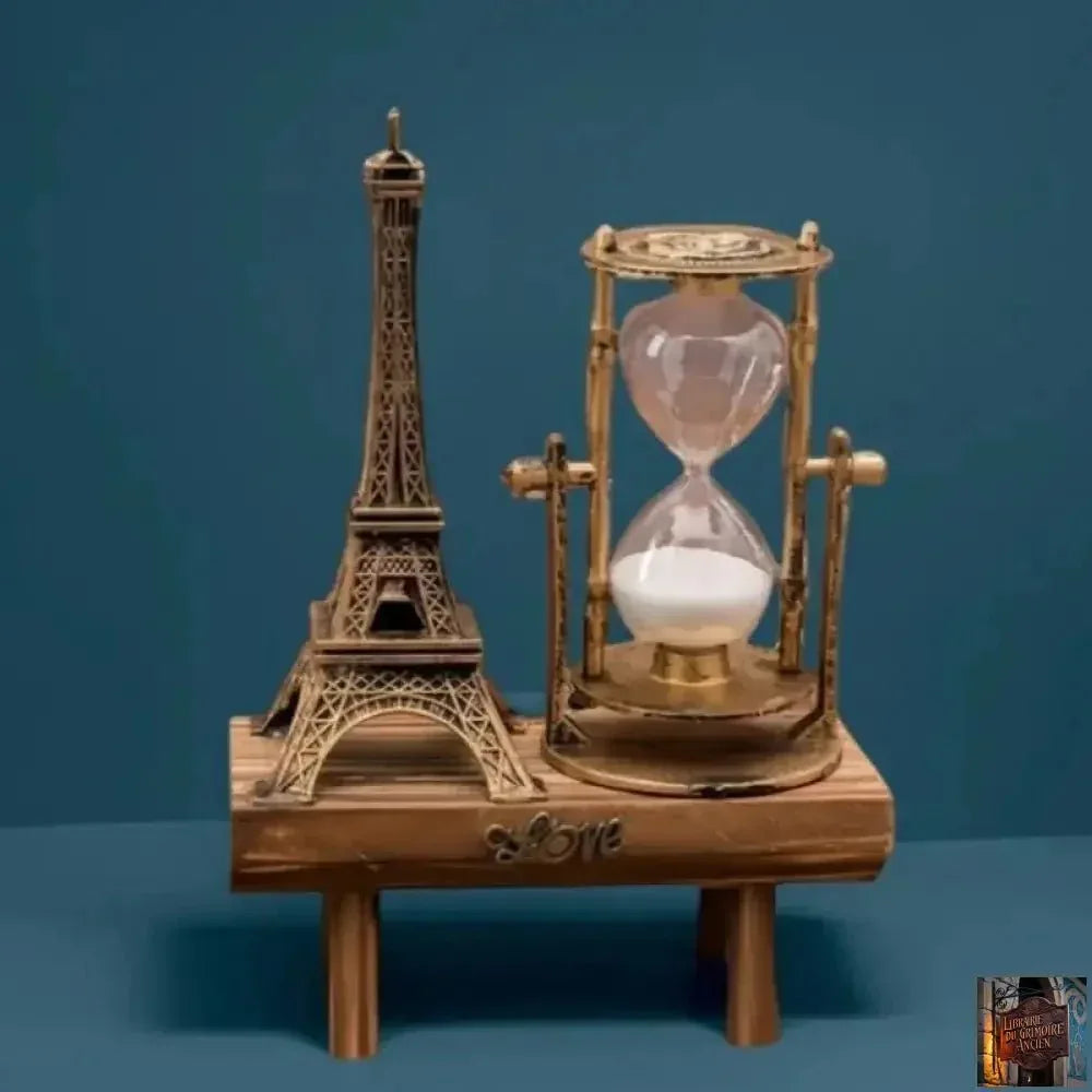 Décoration créative - Tour EIFFEL & Sablier du Temps - © 2026 Le Grimoire Ancien