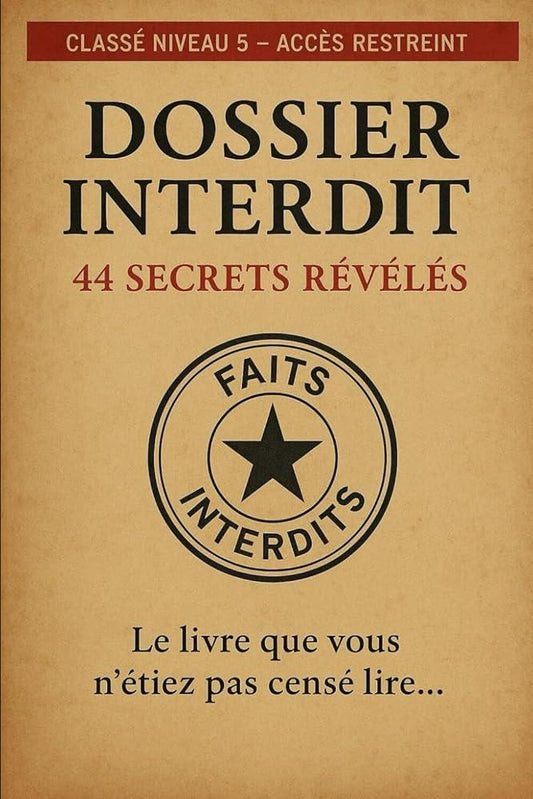 DOSSIER INTERDIT : 44 secrets révélés (French Edition) - © 2026 Le Grimoire Ancien
