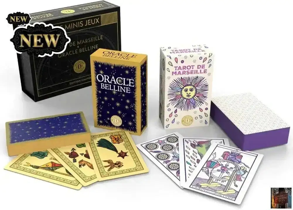 Dusserre - Minis Jeux Tarot de Marseille & Oracle Belline | Coffret Collector Cartomancie | Edition Limitée - © 2026 Le Grimoire Ancien