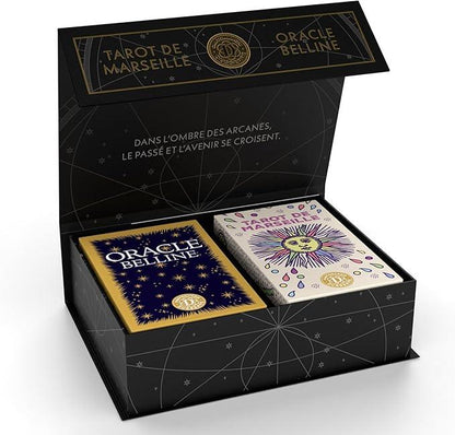 Dusserre - Minis Jeux Tarot de Marseille & Oracle Belline | Coffret Collector Cartomancie | Edition Limitée - © 2026 Le Grimoire Ancien