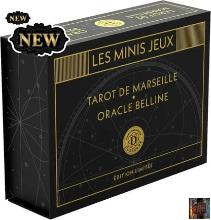 Dusserre - Minis Jeux Tarot de Marseille & Oracle Belline | Coffret Collector Cartomancie | Edition Limitée - © 2026 Le Grimoire Ancien