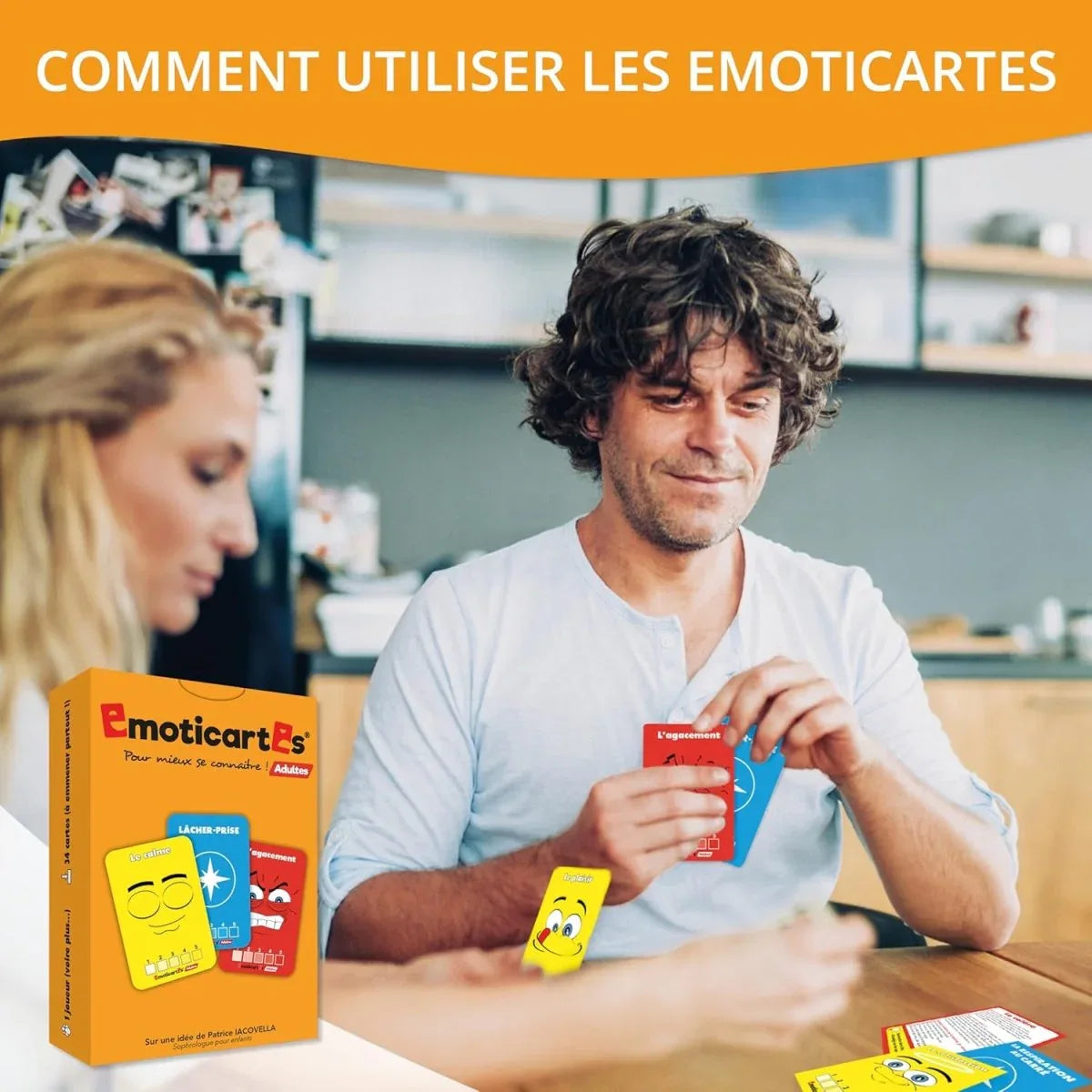 Emoticartes Adultes - Le Jeu de cartes émotions pour Le développement Personnel - © 2026 Le Grimoire Ancien