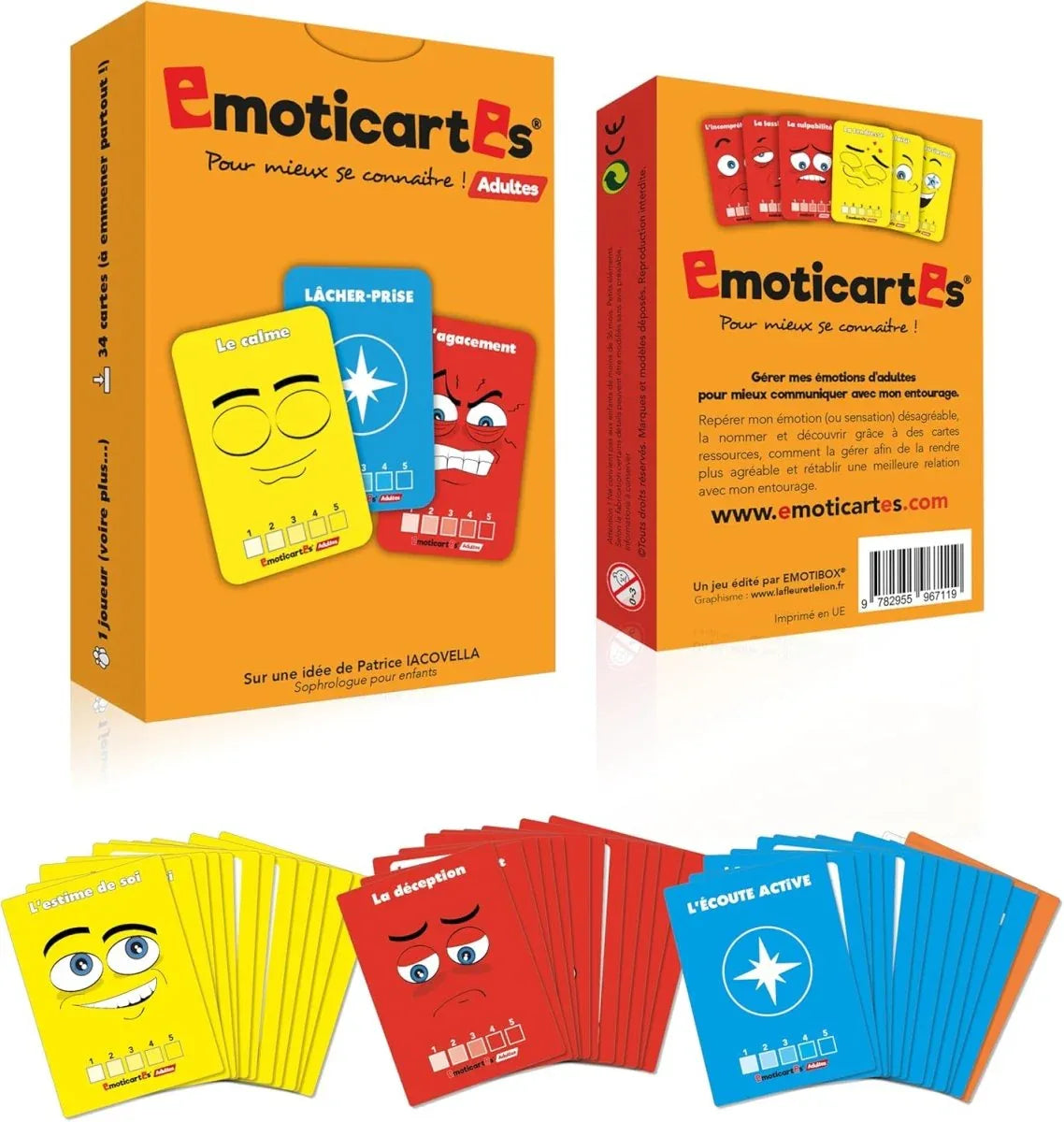 Emoticartes Adultes - Le Jeu de cartes émotions pour Le développement Personnel - © 2026 Le Grimoire Ancien