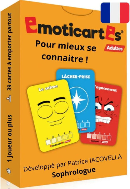 Emoticartes Adultes - Le Jeu de cartes émotions pour Le développement Personnel - © 2026 Le Grimoire Ancien
