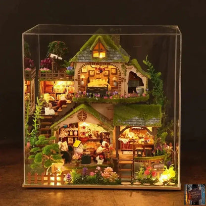 Ensemble d'aventure forestière en bois DIY – Mini modèle de maison - © 2026 Le Grimoire Ancien