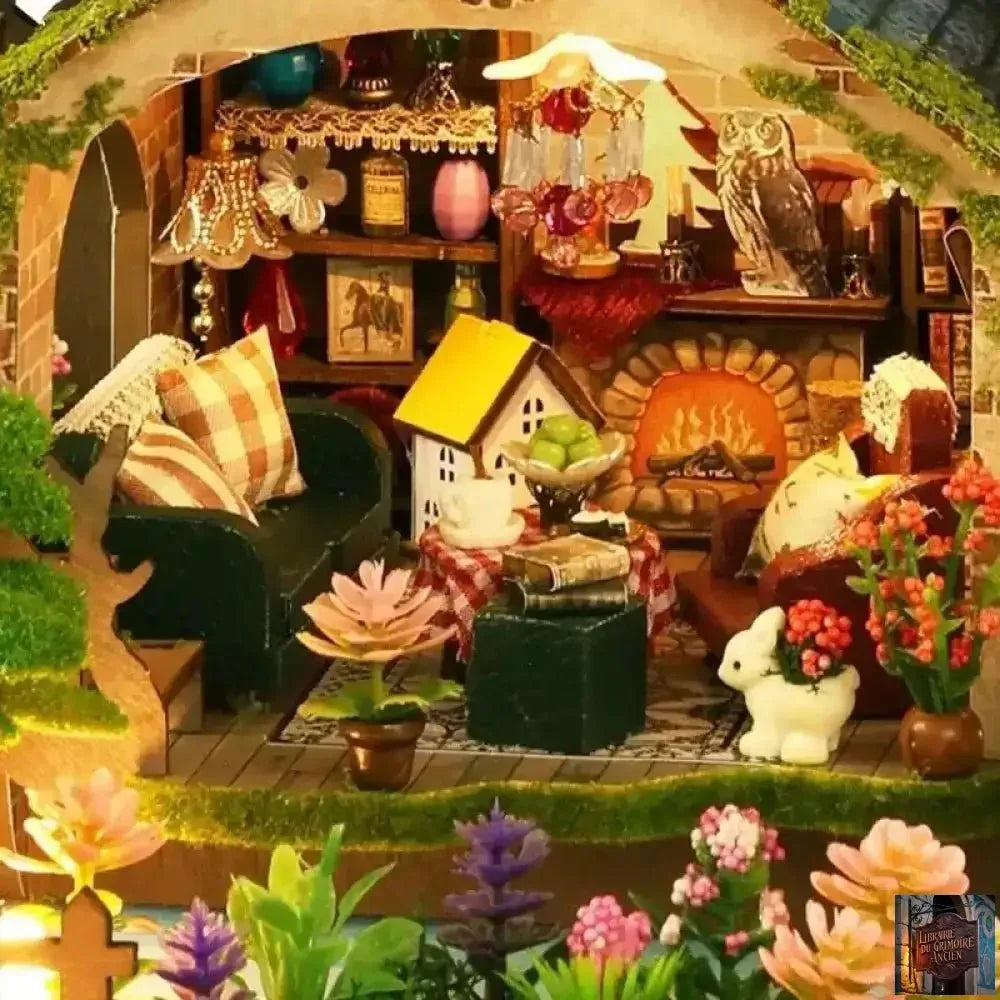Ensemble d'aventure forestière en bois DIY – Mini modèle de maison - © 2026 Le Grimoire Ancien