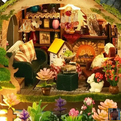 Ensemble d'aventure forestière en bois DIY – Mini modèle de maison - © 2026 Le Grimoire Ancien