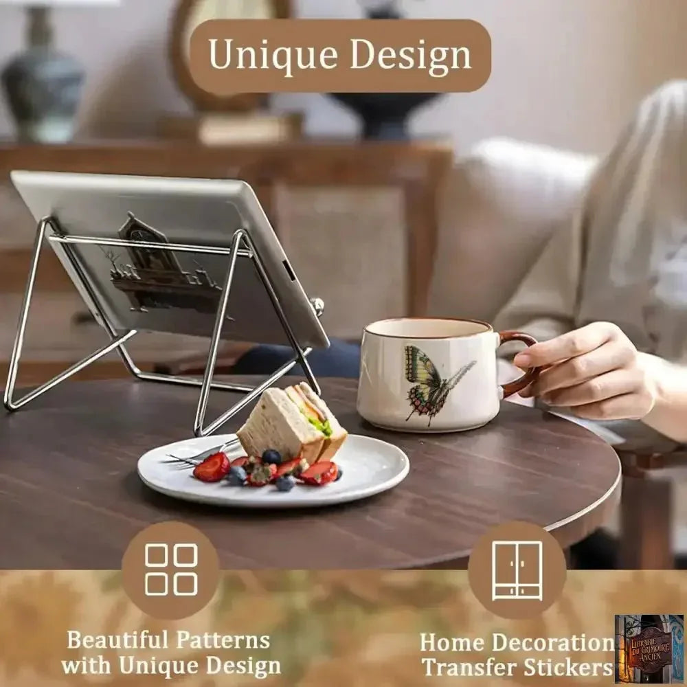 Feuilles autocollantes rétro pour scrapbooking - Autocollants magiques (Lot de 3 feuilles) - © 2026 Le Grimoire Ancien