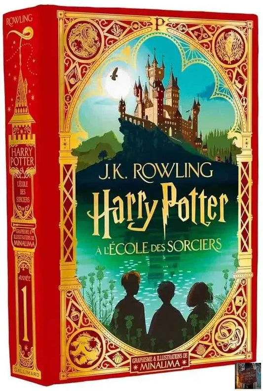 Harry Potter à l'école des sorciers - Édition illustrée interactive - Graphisme et illustrations de MinaLima - © 2026 Le Grimoire Ancien