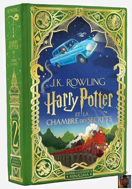 Harry Potter et la chambre des secrets - Édition illustrée interactive - Graphisme et illustrations de MinaLima - © 2026 Le Grimoire Ancien