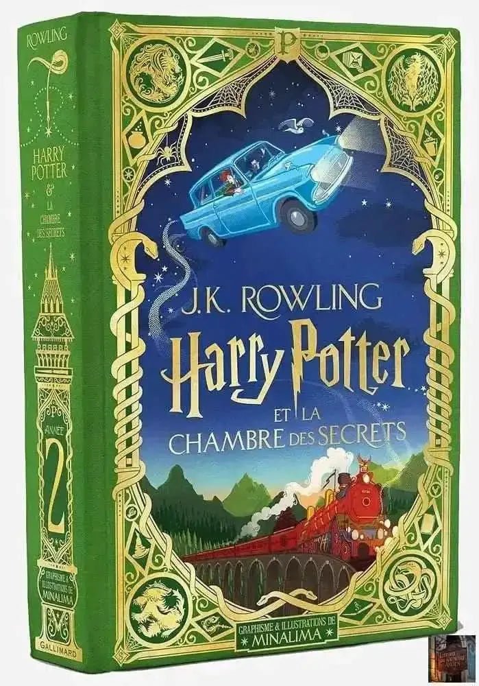 Harry Potter et la chambre des secrets - Édition illustrée interactive - Graphisme et illustrations de MinaLima - © 2026 Le Grimoire Ancien