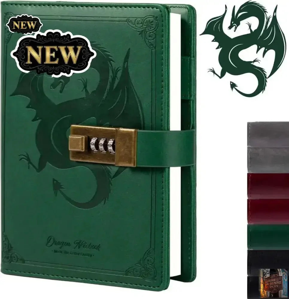 Journal en cuir avec stylo - © 2026 Le Grimoire Ancien