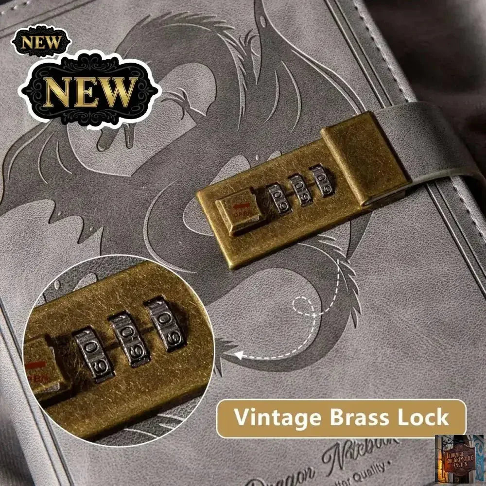 Journal en cuir avec stylo - © 2026 Le Grimoire Ancien