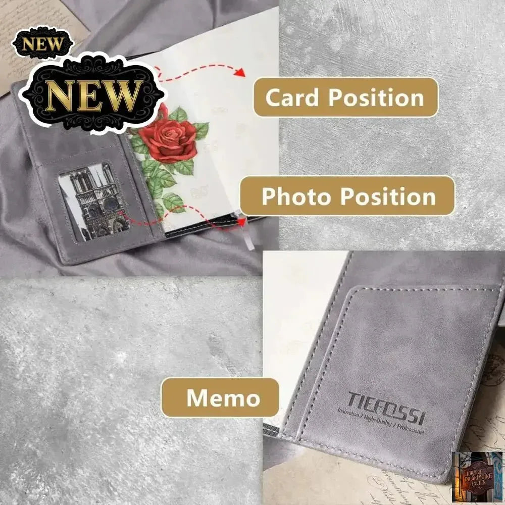 Journal en cuir avec stylo - © 2026 Le Grimoire Ancien