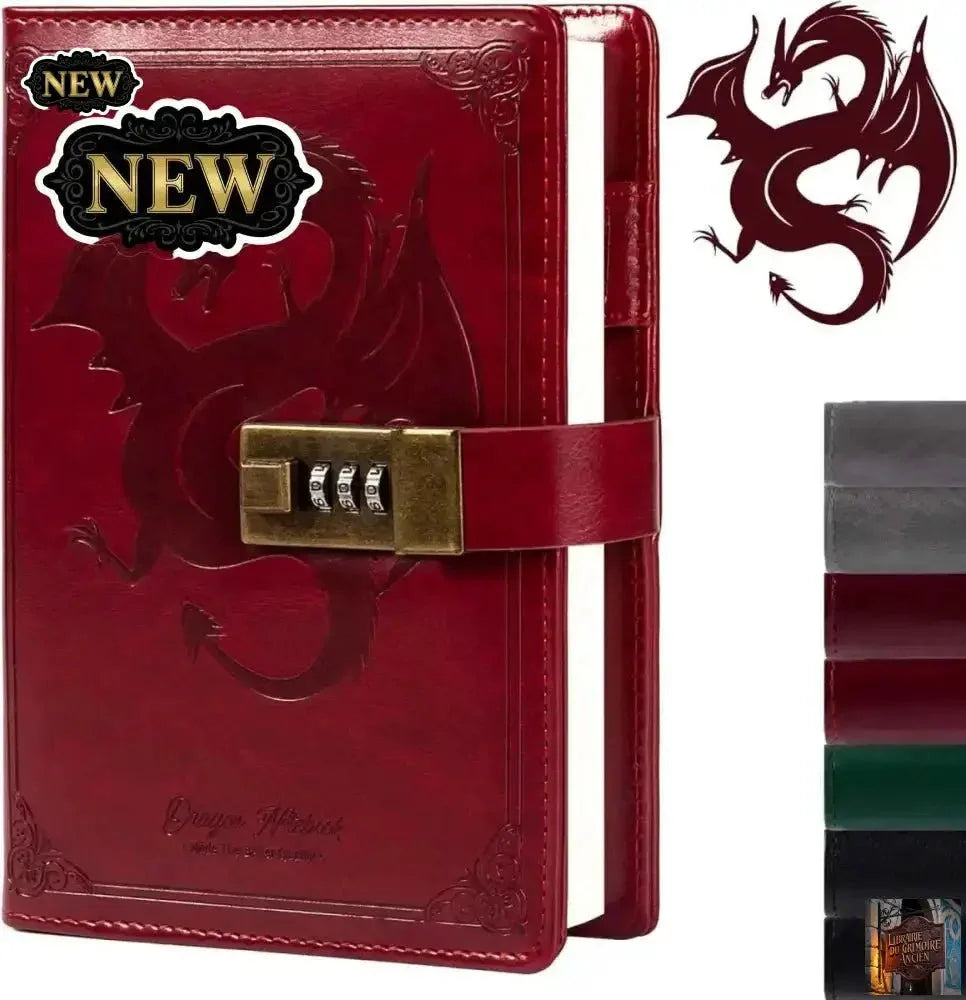 Journal en cuir avec stylo - © 2026 Le Grimoire Ancien