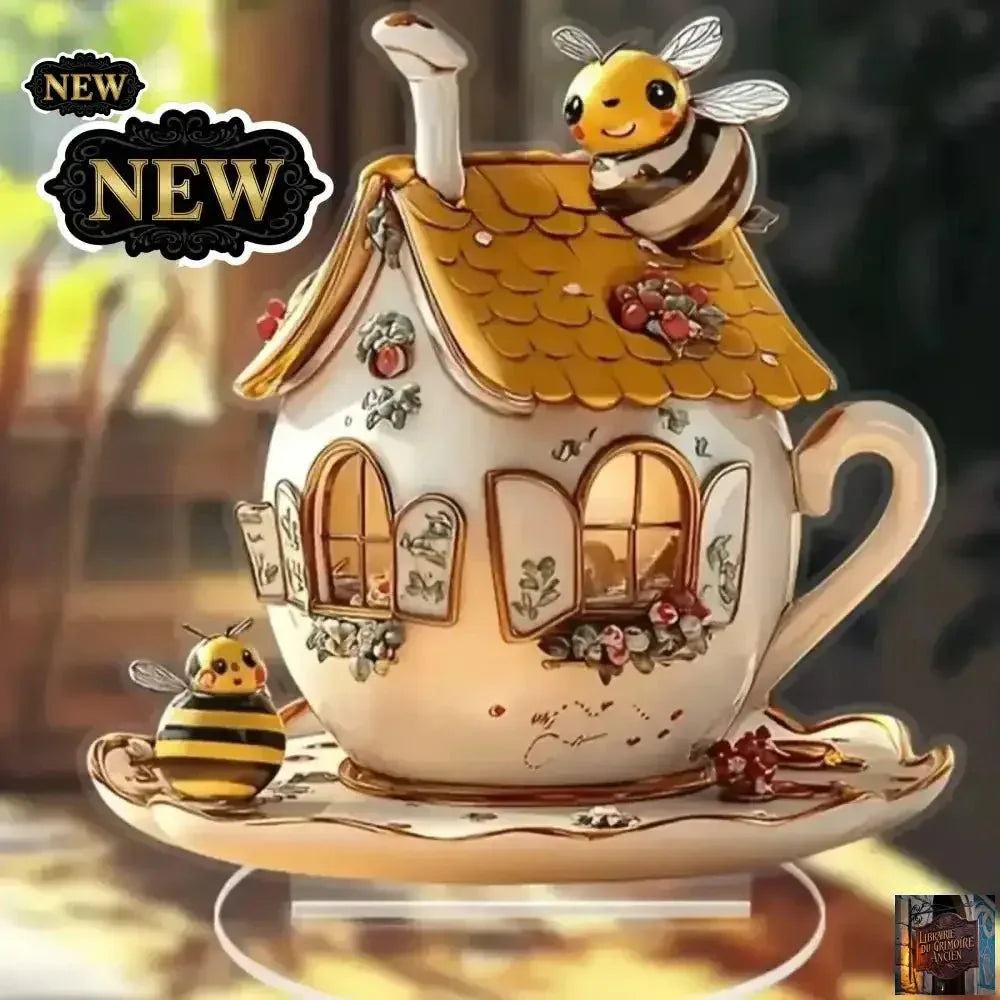 La théière en forme de nid d'abeille (1 pièce) - © 2026 Le Grimoire Ancien