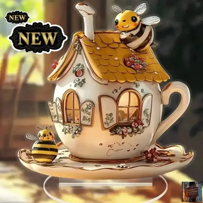 La théière en forme de nid d'abeille (1 pièce) - © 2026 Le Grimoire Ancien