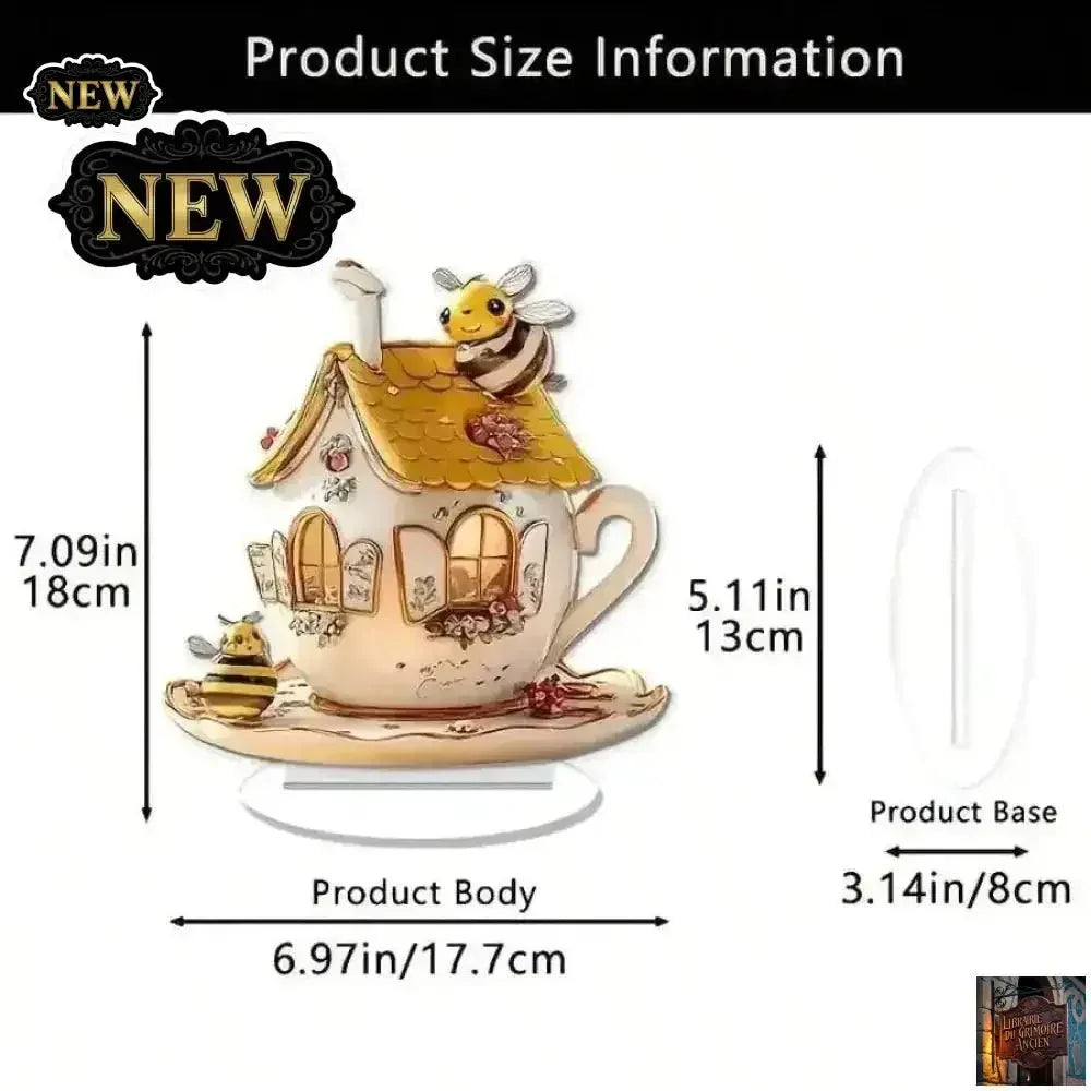 La théière en forme de nid d'abeille (1 pièce) - © 2026 Le Grimoire Ancien