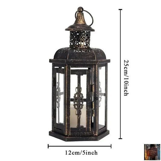 Lanterne nordique vintage (bougie non fournie) - © 2026 Le Grimoire Ancien