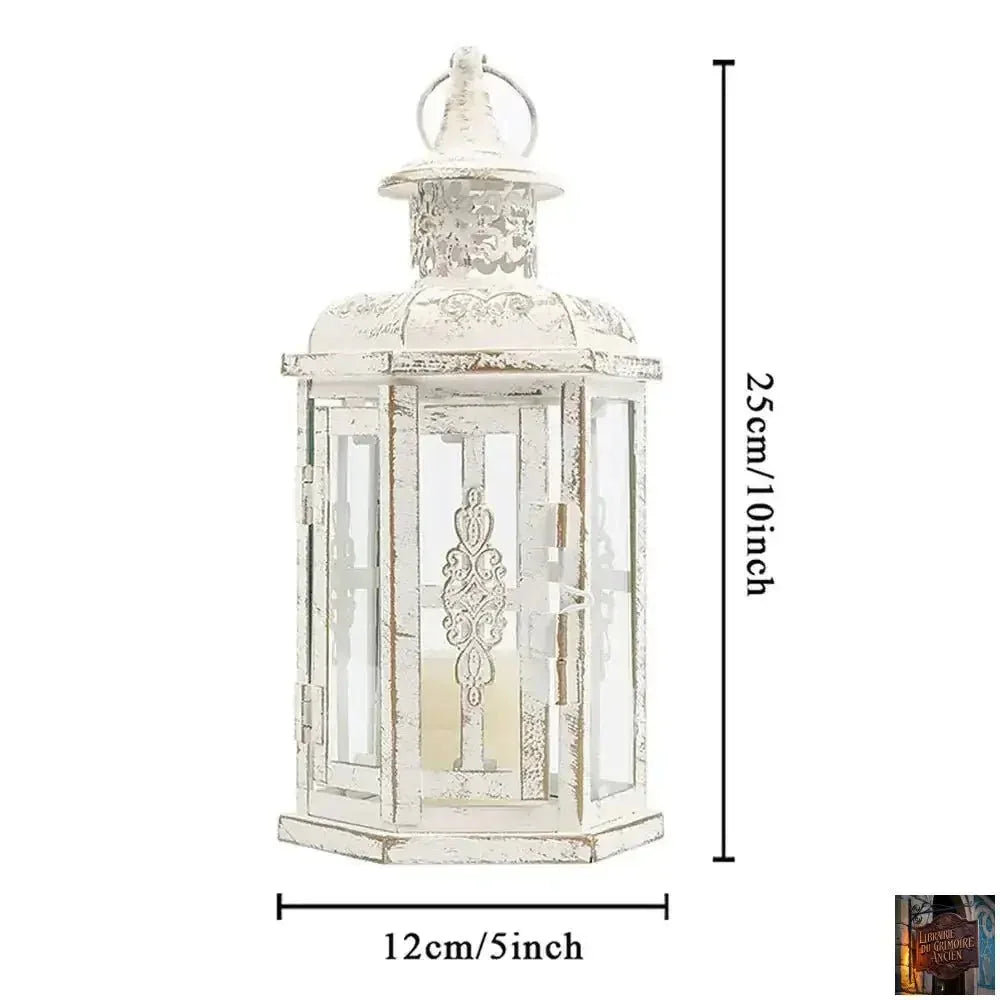 Lanterne nordique vintage (bougie non fournie) - © 2026 Le Grimoire Ancien