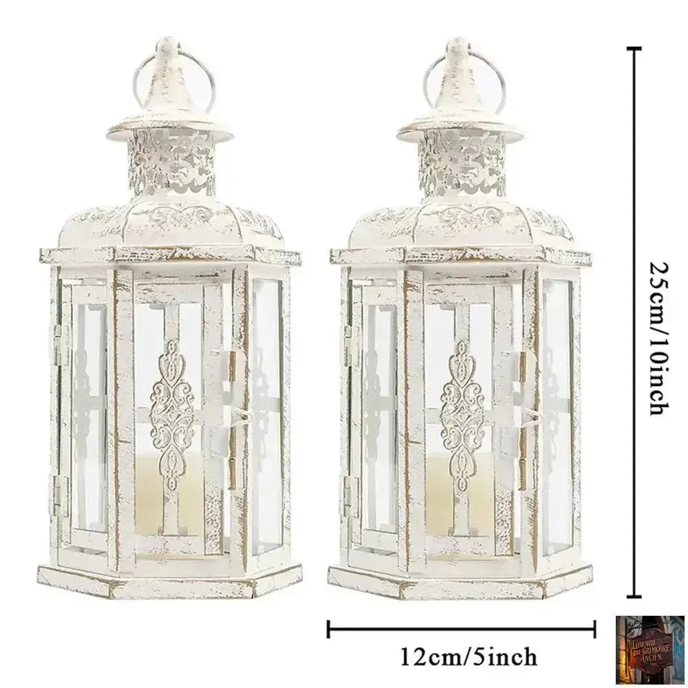 Lanterne nordique vintage (bougie non fournie) - © 2026 Le Grimoire Ancien