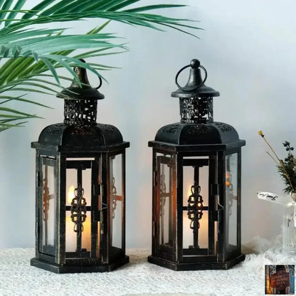 Lanterne nordique vintage (bougie non fournie) - © 2026 Le Grimoire Ancien