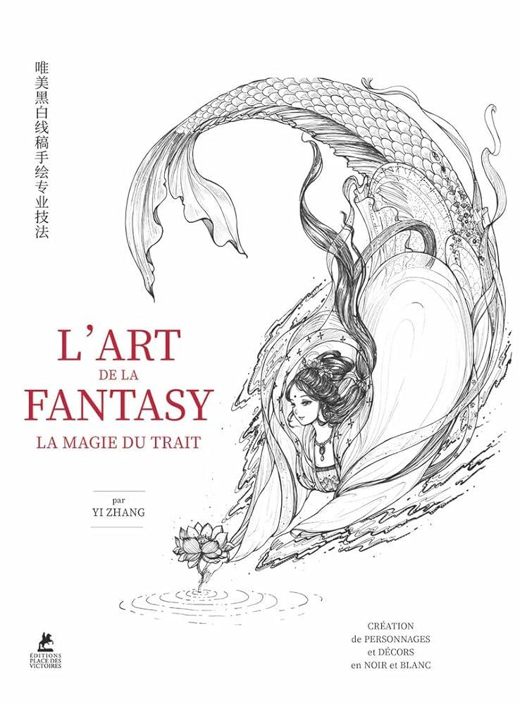 L'Art de la Fantasy - la Magie du Trait - Conseils de pros pour un dessin au trait délicat en noir e - © 2026 Le Grimoire Ancien