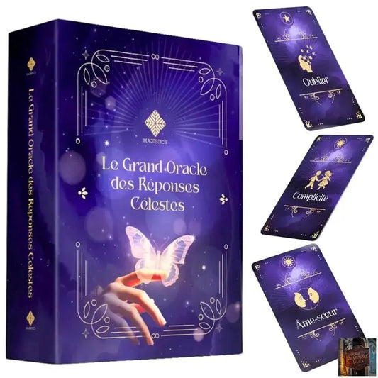 Le Grand Oracle des réponses célestes – Oracle divinatoire français de 110 cartes - © 2026 Le Grimoire Ancien