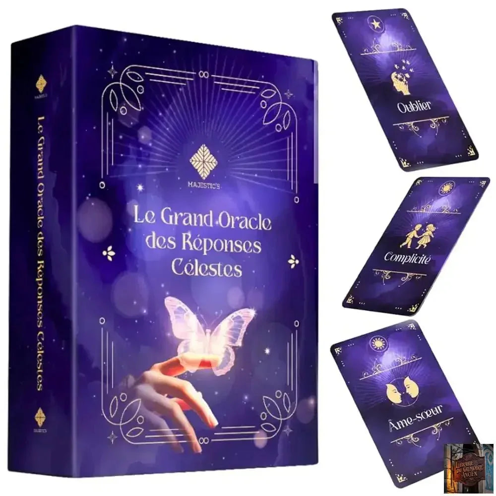 Le Grand Oracle des réponses célestes – Oracle divinatoire français de 110 cartes - © 2026 Le Grimoire Ancien