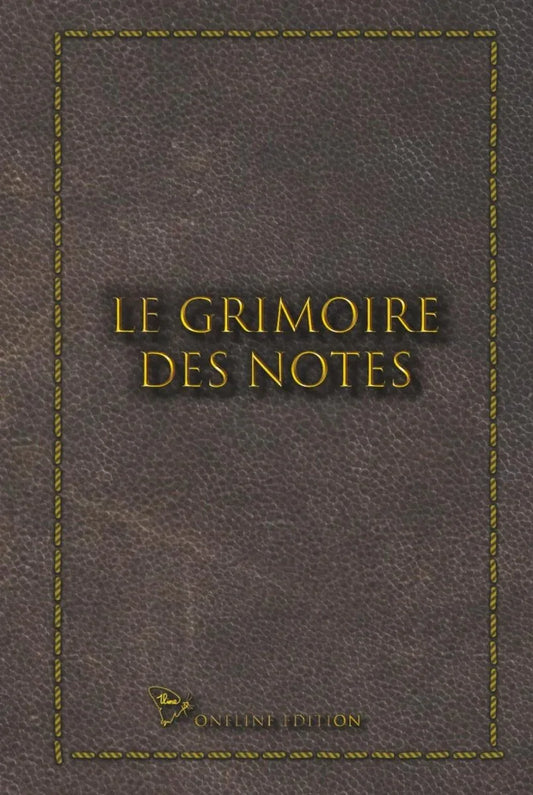Le Grimoire Ancien Carnet de notes Design médiéval vintage cuir - © 2026 Le Grimoire Ancien