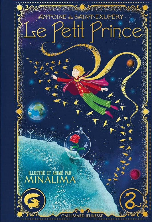Le Petit Prince - Édition illustrée interactive - Graphisme et illustrations de MinaLima - © 2026 Le Grimoire Ancien