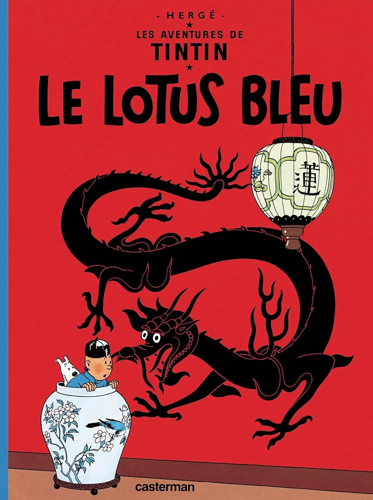 Les Aventures de Tintin, volume 5 : Le Lotus bleu - Le Grimoire Ancien