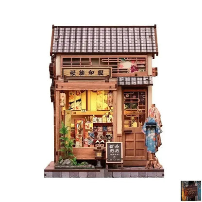 Maison miniature en bois pour bibliothèque - © 2026 Le Grimoire Ancien