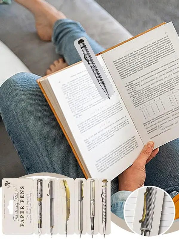 Marque - pages stylo en papier - Le Grimoire Ancien