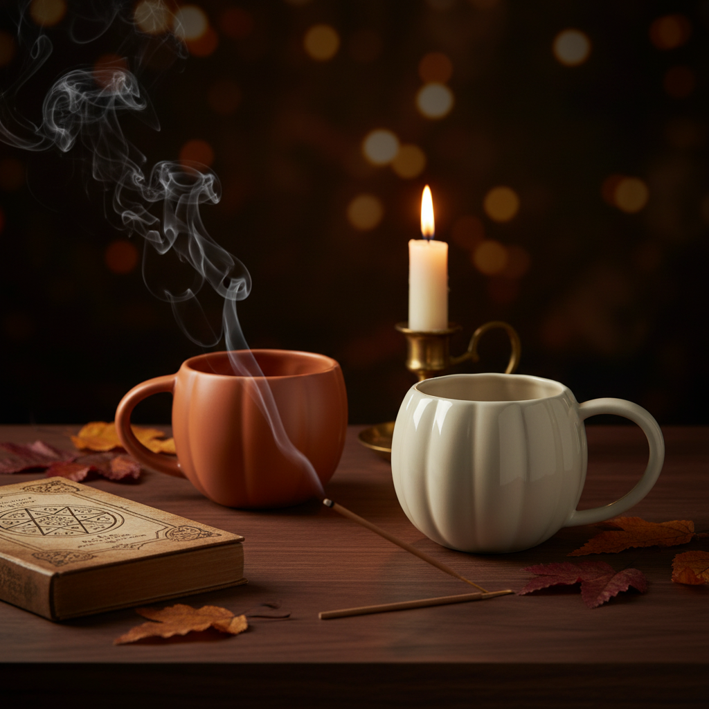 Mug Citrouille – Ambiance Luxe Dark Academia