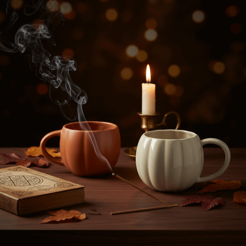 Mug Citrouille – Ambiance Luxe Dark Academia