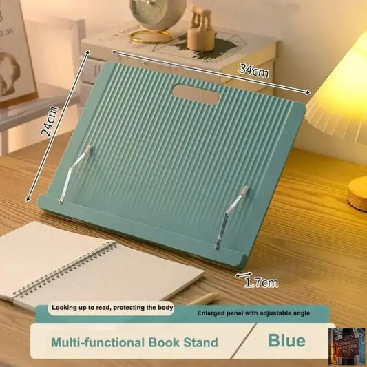 Porte-livres pliable et portable réglable, support - © 2026 Le Grimoire Ancien