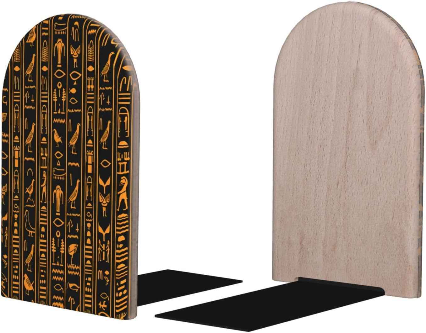 Serre - livres décoratifs hiéroglyphes — Égypte ancienne | Bois & métal | Lot de 2 - © 2026 Le Grimoire Ancien
