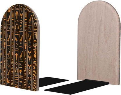 Serre - livres décoratifs hiéroglyphes — Égypte ancienne | Bois & métal | Lot de 2 - © 2026 Le Grimoire Ancien