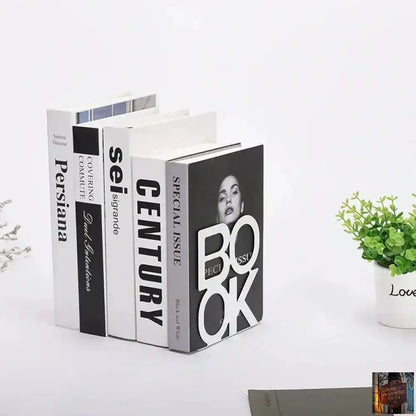 Serre-livres en fer, 1 pièce, support de livre - 2 couleurs - © 2026 Le Grimoire Ancien