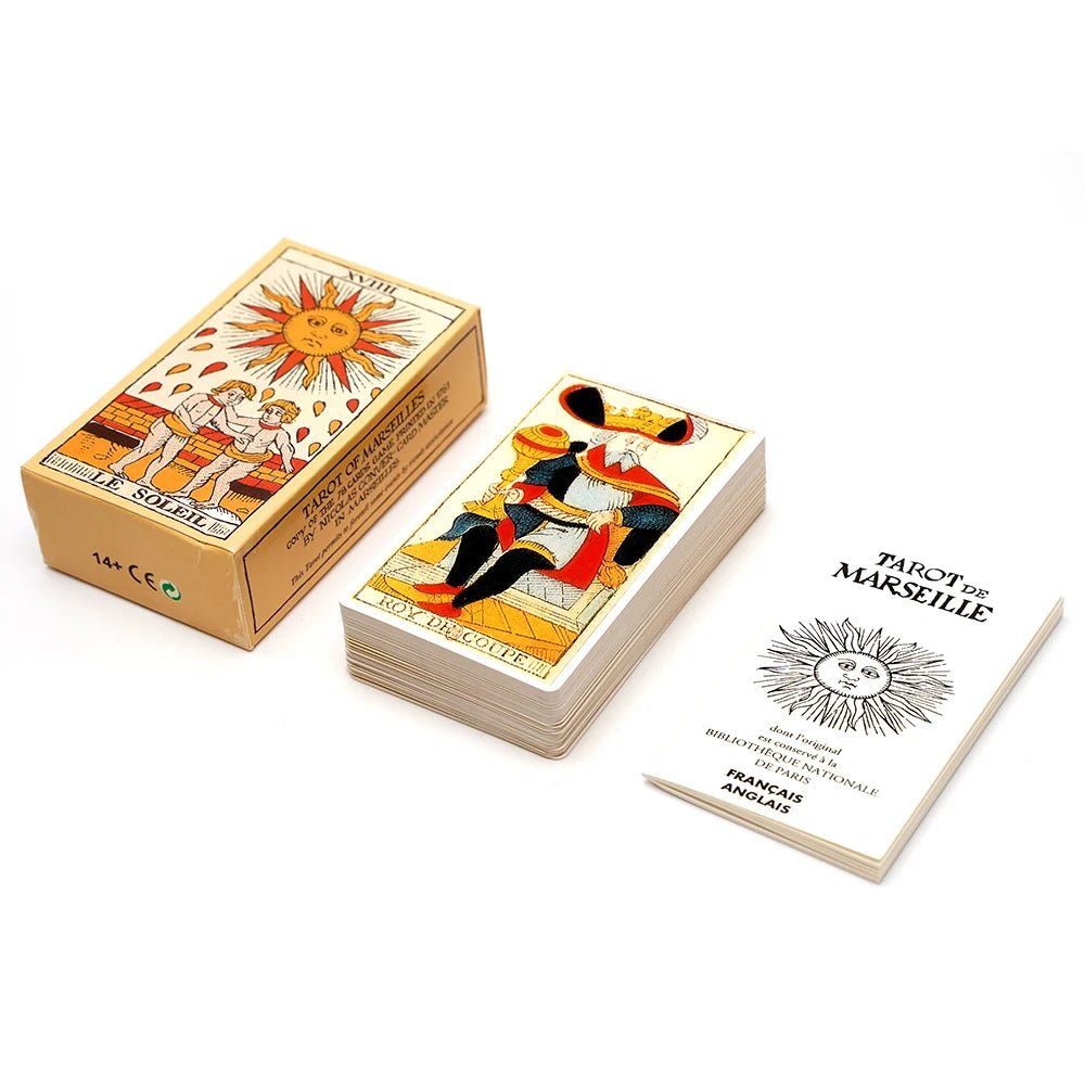Tarot de Marseille Français - Cartes de 78 lames - Livret français - Le Grimoire Ancien