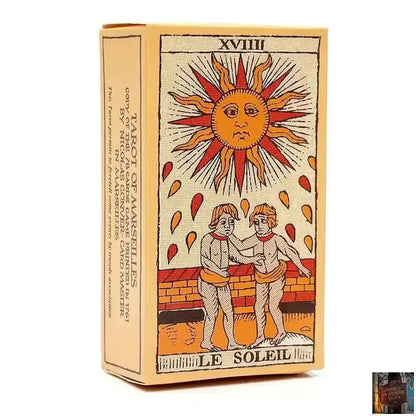 Tarot de Marseille Français - Cartes de 78 lames - Livret français - © 2026 Le Grimoire Ancien